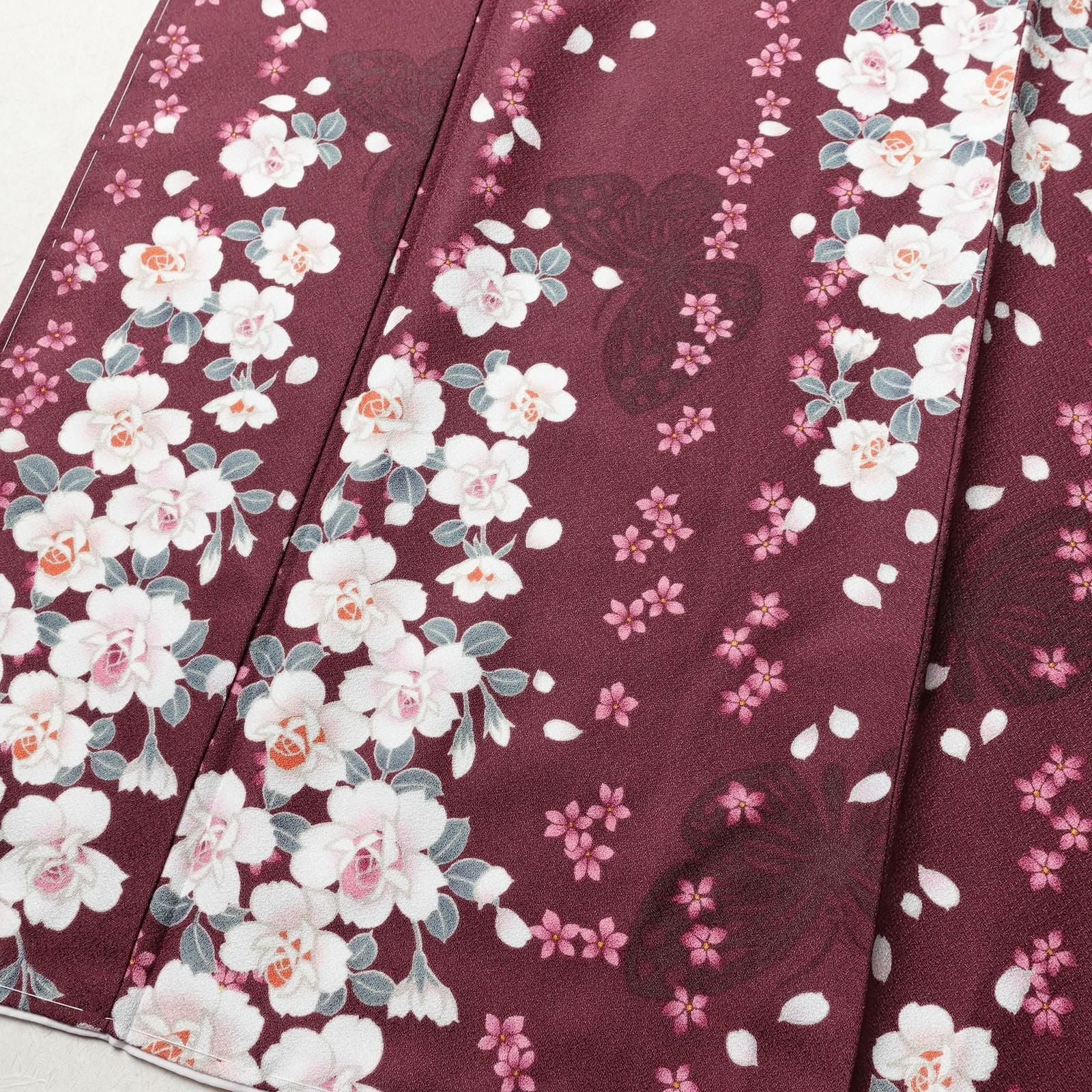 未使用しつけ糸付き　多色花柄小紋着物　身丈約160cm 未使用しつけ糸付き 多色花柄小紋着物 身丈約160cm 楽天市場