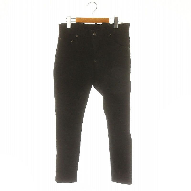 ディースクエアード DSQUARED2 S74LB0928 SKATER JEAN スケーター デニムパンツ ジーンズ スリム スキニー ストレッチ ボタンフライ 46 黒 ブラック /ES OS