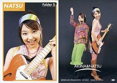 中古】コレクションカード(女性) 064 ： 宮里明那(AKINA)・阿嘉奈津