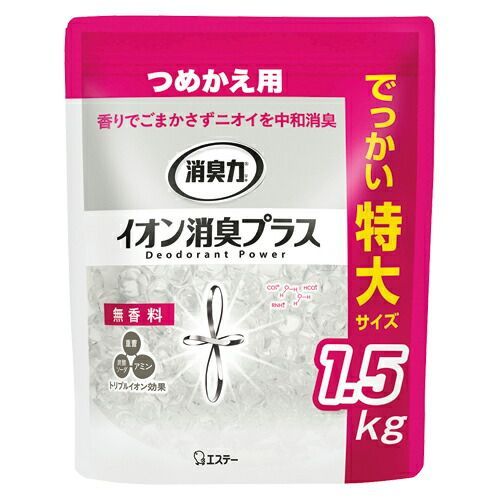 まとめ 部屋用消臭剤 エステー 消臭力クリアビーズイオン消臭プラス 無香料 350849 4901070128044 1個 ×12セット
