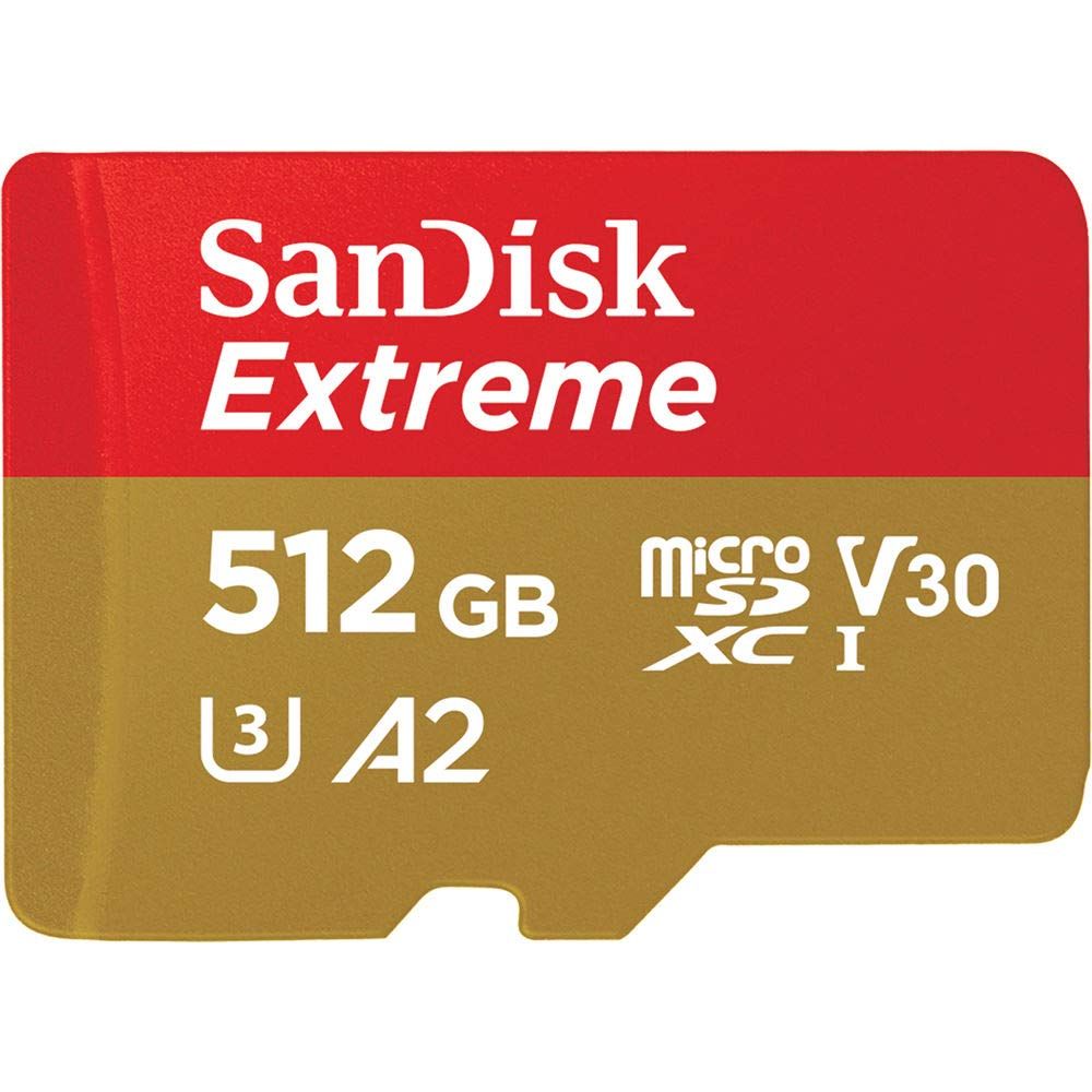 SanDisk マイクロSD 512GB サンディスク Extreme microSDXC A2 SDSQXA1-512G-GN6MN SD変換アダプターなし 海外パッケージ品 