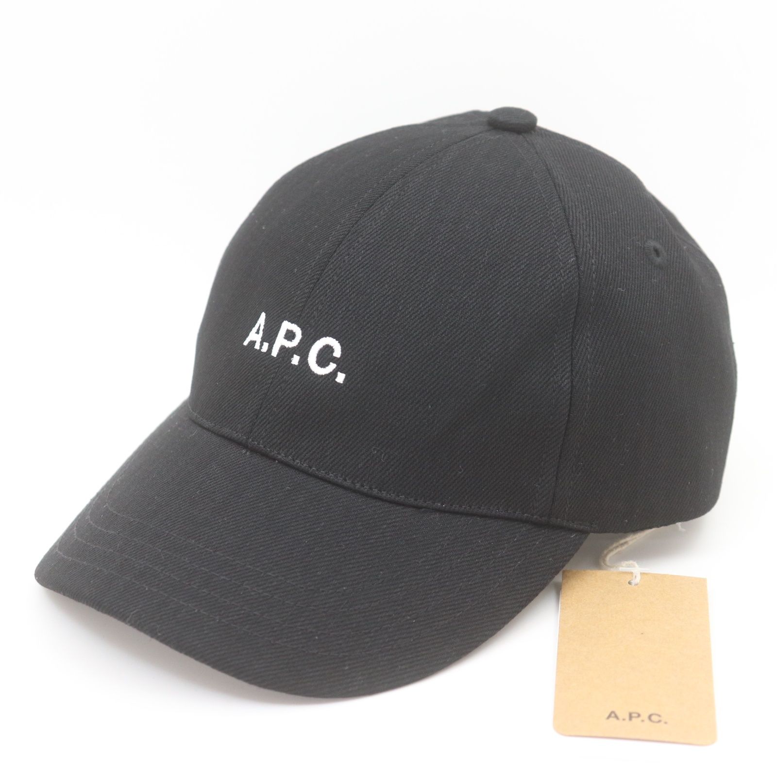 IT9E7JCS0B7C 未使用 保管品 A.P.C アーペーセー ベースボール キャップ 野球帽 ロゴ ブラック 黒 タグ付き メンズ レディース  サイズL - メルカリ