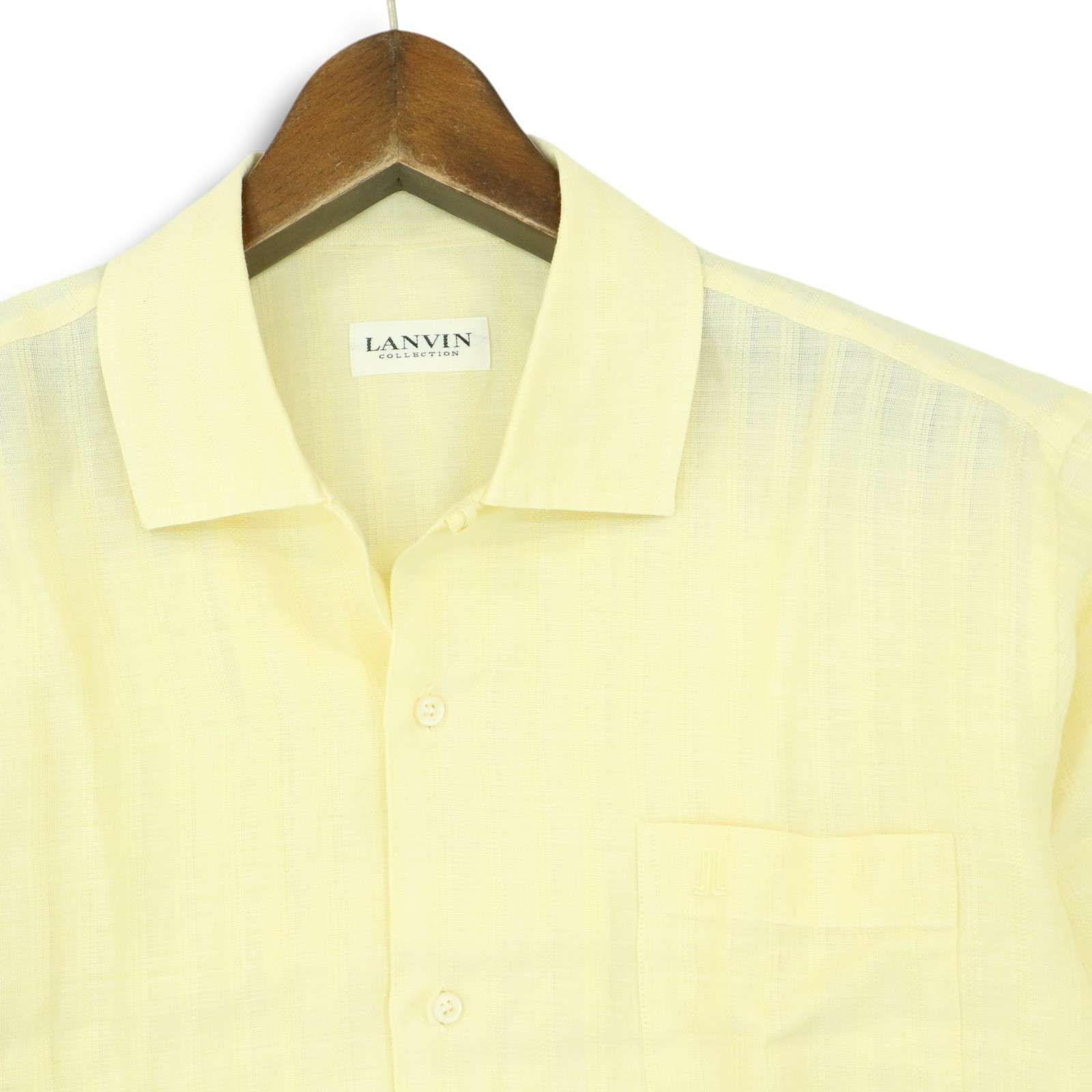 【極美品】 LANVIN ランバンコレクション 半袖カットソー 黄色 M 極美品】 LANVIN ランバンコレクション 半袖カットソー 黄色 M