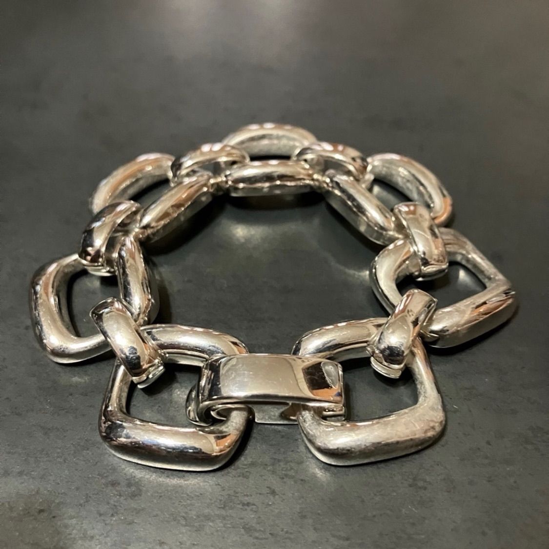 SILVER925 TWIST CHAIN BRACELET/シルバー/ブレス Twist Chain Bracelet - Silver（ツイストチェーンブレスレット