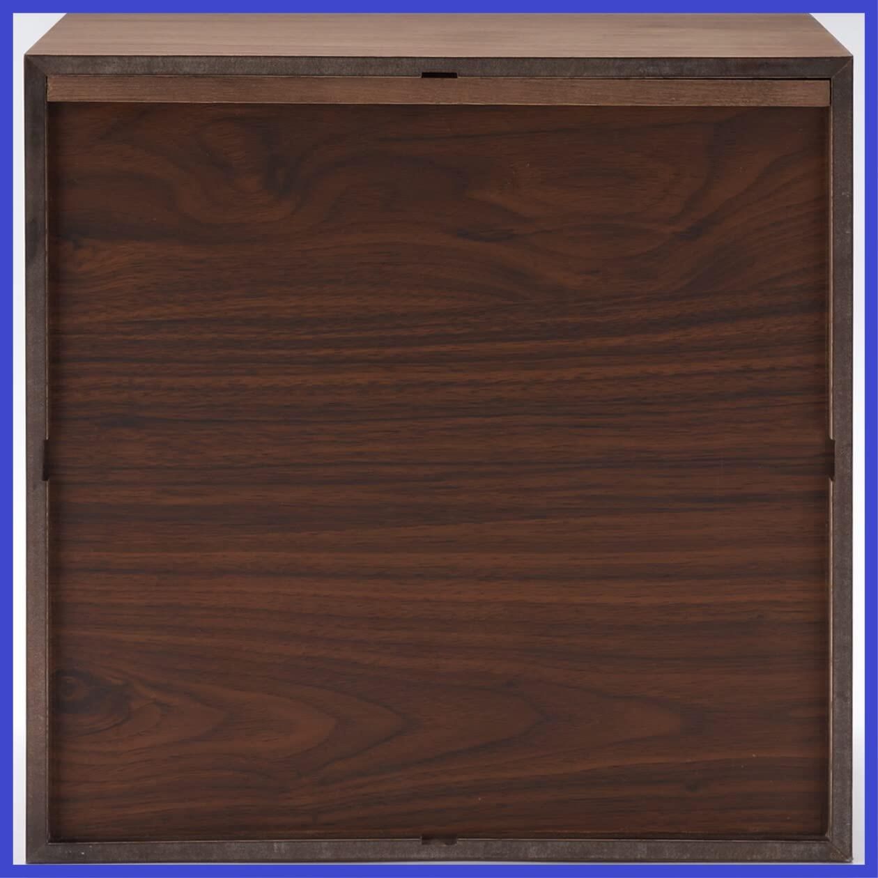 引出し4個 幅37×奥行28×高さ37cm ウォールナット材突板 スタッキング