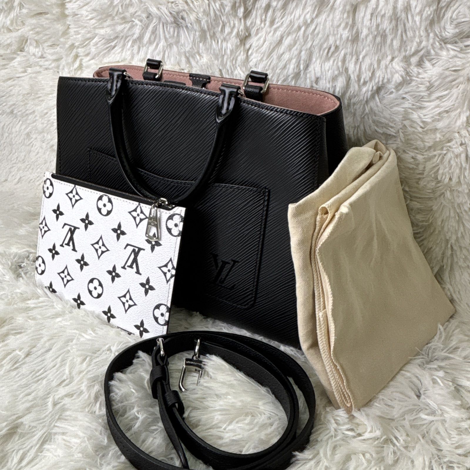 LOUIS VUITTON ルイヴィトン マレルトートMM ハンドバッグ ショルダー 