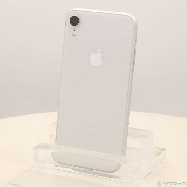 中古品〕 iPhoneXR 64GB ホワイト MT032J／A SIMフリー【269】