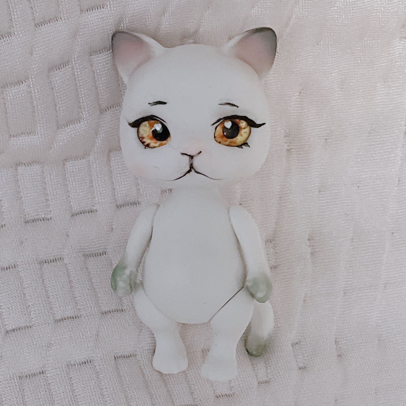 Yahoo!オークション - カプセルドール カスタムメイク 白猫