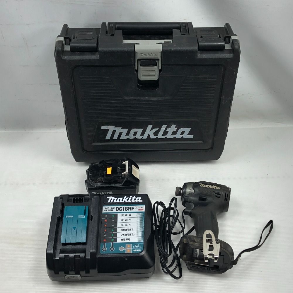 MAKITA マキタ 締め付け工具 インパクトドライバ 充電器 充電池1個 ケース付 TD173D ブラック