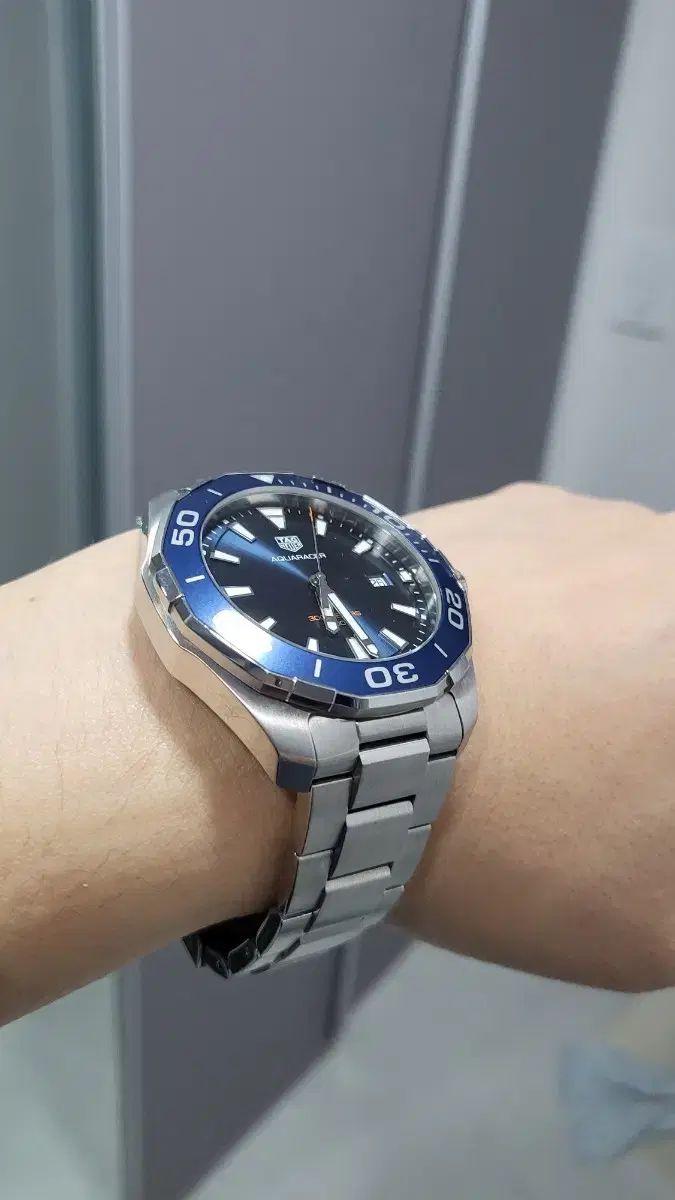 TAG Heuer(タグホイヤー) アクアレーサー 青文字盤 時計