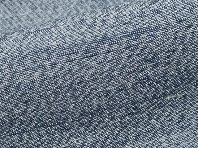 平和屋本店□極上 男性 結城紬 杢 アンサンブル 井上商事謹製 証紙付き