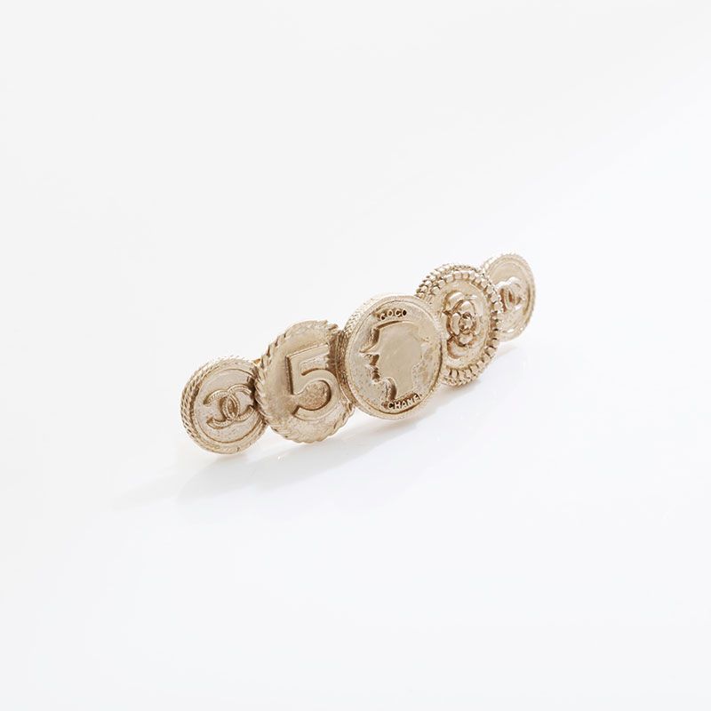 CHANEL シャネル ヘアアクセサリー B14P 2014 カメリア コイン