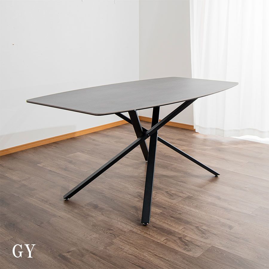 ダイニングテーブル テーブル 150cm 長方形 楕円型 4人掛け セラミック