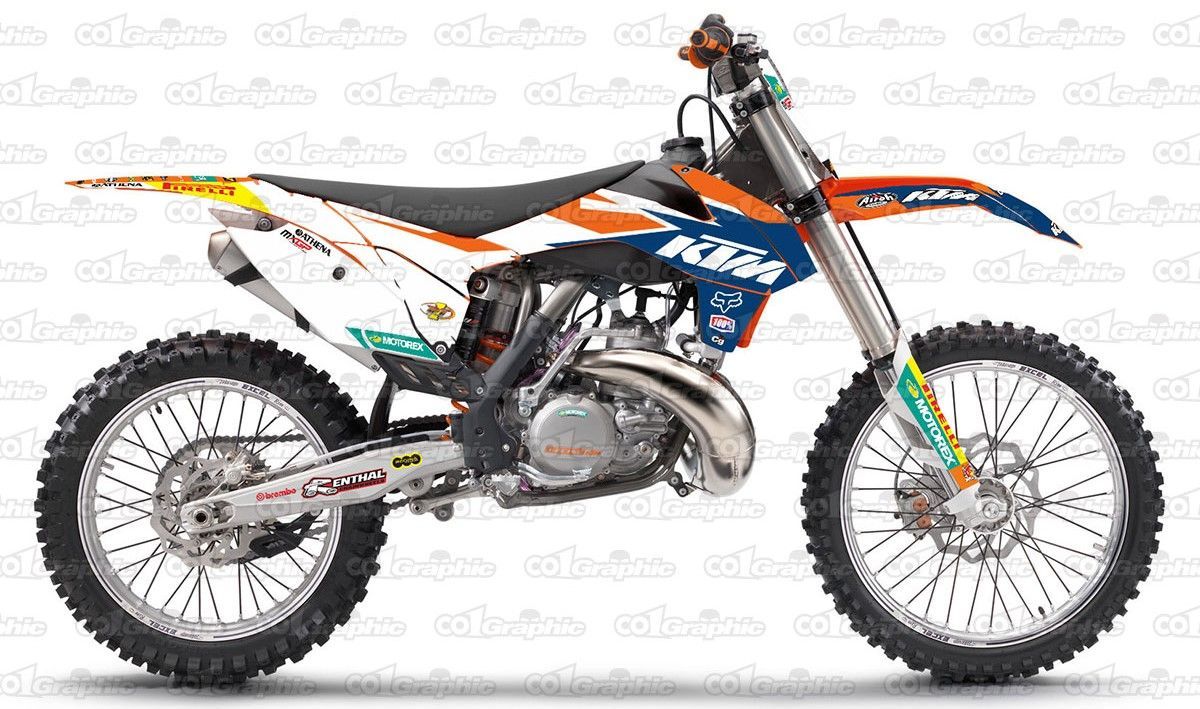 2014-2016 KTM EXC EXCF XCW XCFW デカール ステッカー フルグラフィック co7 ※デザイン決定後30日以内に発送 -  メルカリ