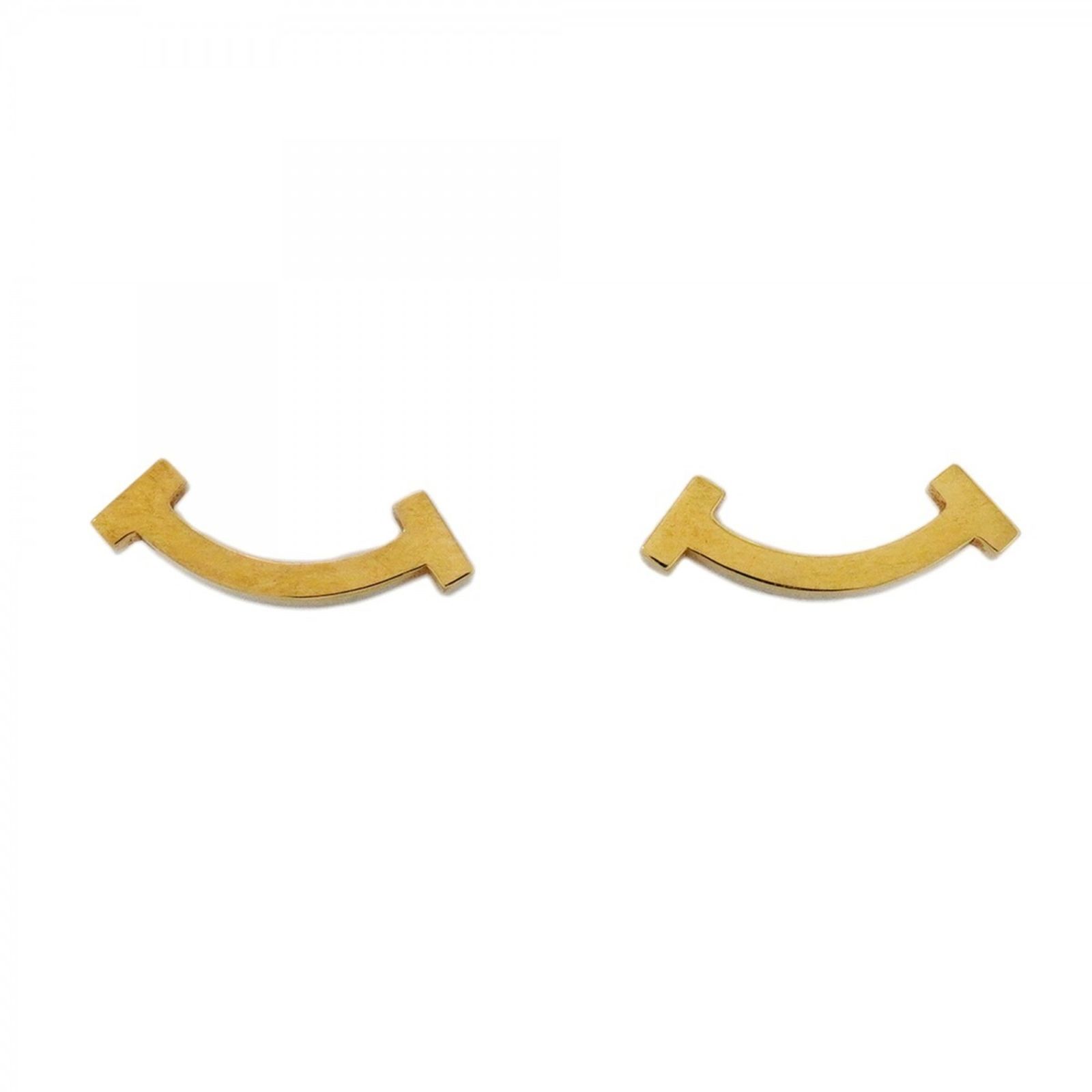 ティファニー(Tiffany) ティファニー ピアス Tスマイル 18KYG