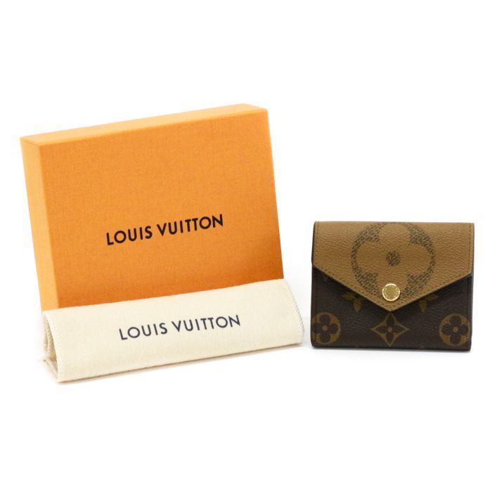 【大幅値下げ中】美品　LOUIS VUITTON 　三つ折り財布　ブラウン