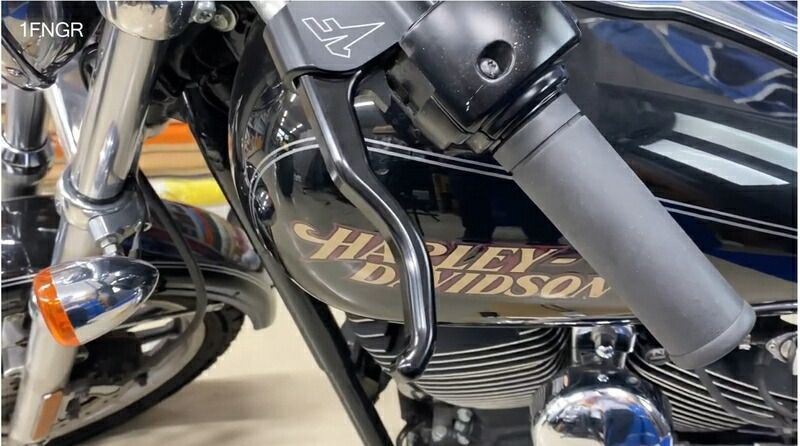 EASIER PULL クラッチ＆ブレーキレバーセット OEMルック 2021〜25年ツーリング 2008〜13年ツーリング スペーサー無し BRIGHTFACE_UK