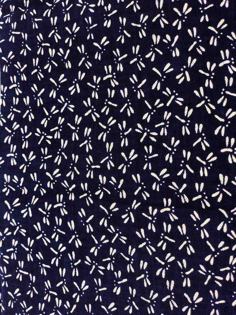 数量 ミヤモトタオル Miyamoto-towel 宮本 手ぬぐい 小紋 和柄 泉紅梅 とんぼ 紺 33202