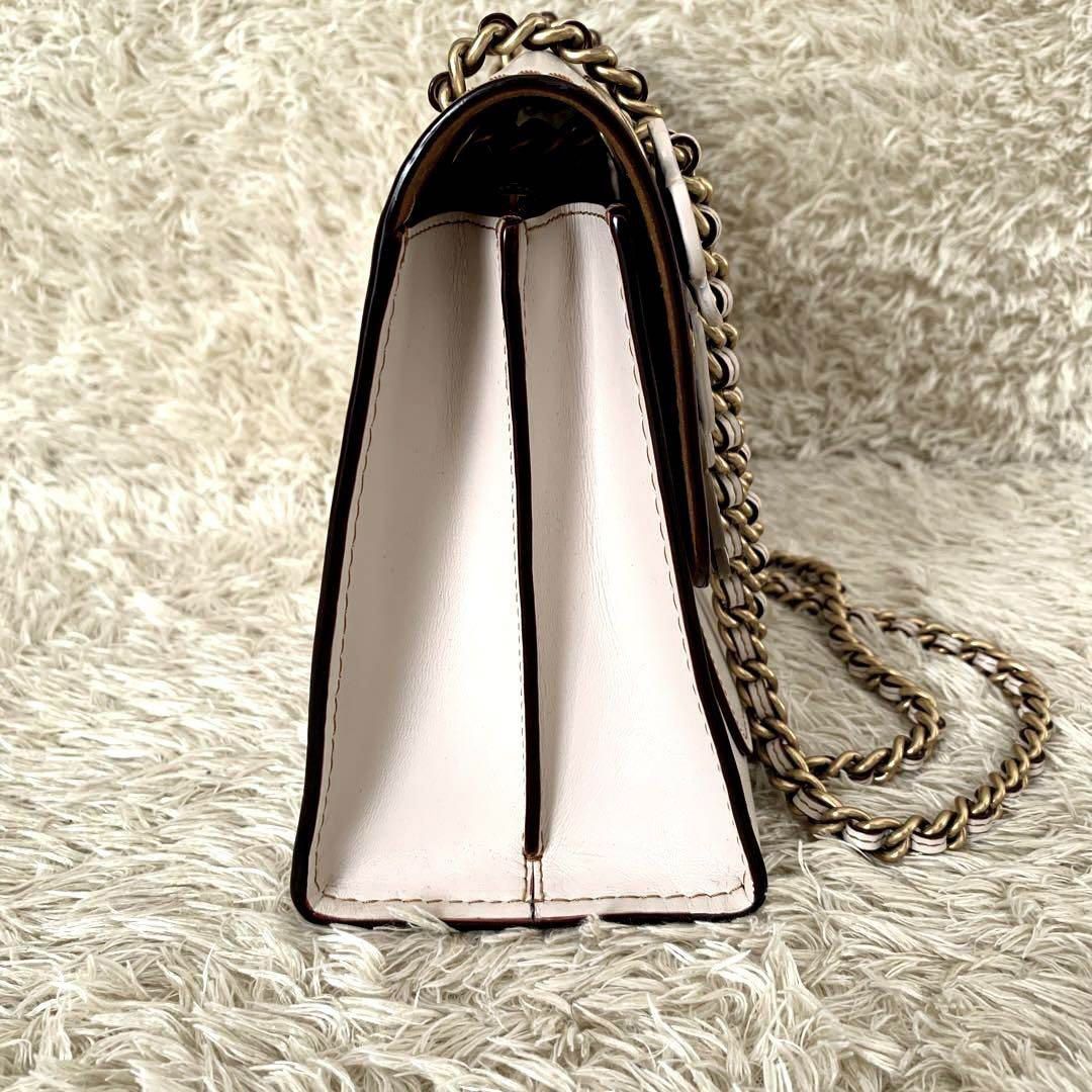 美品◎コーチ COACH 54669 ティーローズ アップリケ ショルダーバッグ 