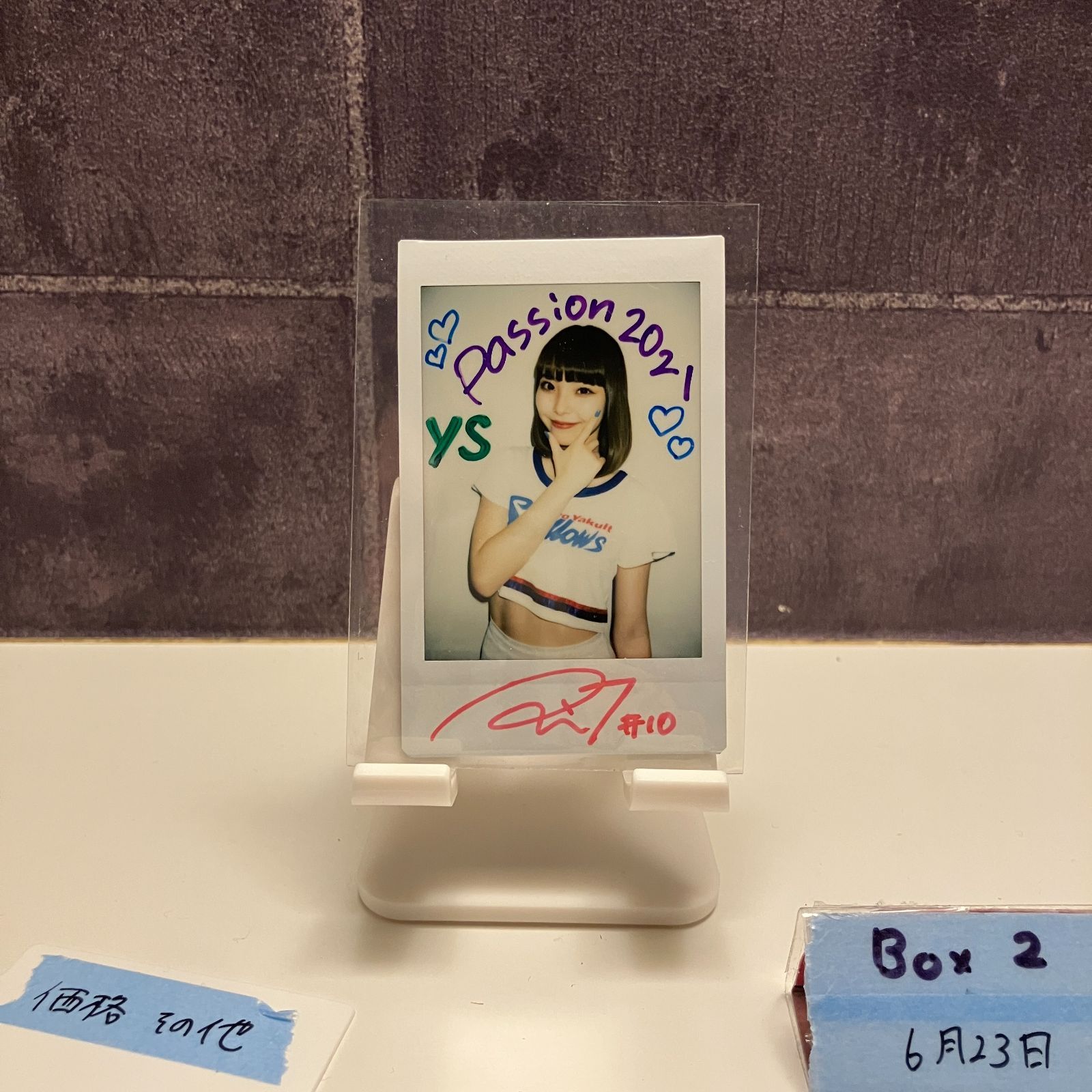 【即購入可】CherryDash 直筆サイン入りチェキ ヘユン（運動会） 直筆サインチェキ】cutiestreet 板倉可奈 1stワンマン リボン