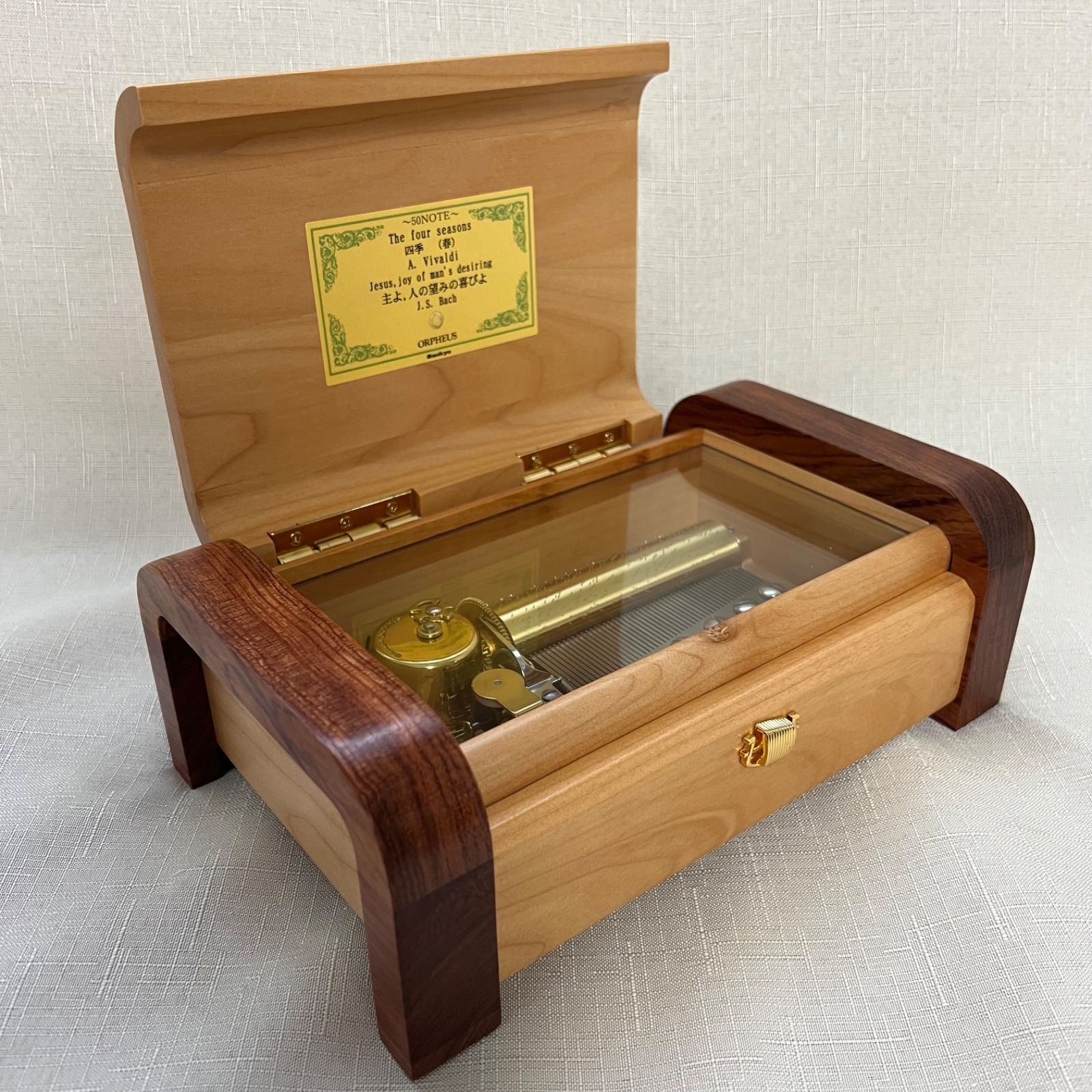 ORPHEUS 50弁 オルゴール 四季（春） 主よ、人の望みの喜びよ