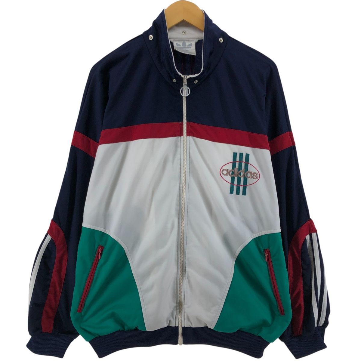 古着 80年代 アディダス adidas ジャージ トラックジャケット メンズL相当 ヴィンテージ|eaa541962