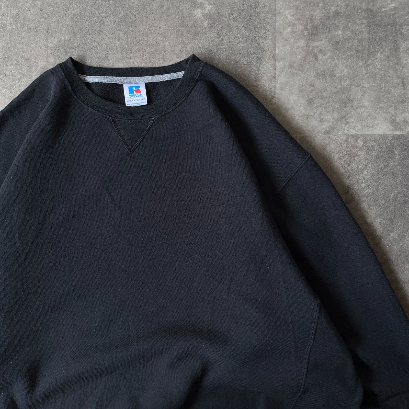 00s RUSSELL ATHLETIC 無地スウェット 黒 3XL A399 ガゼット - メルカリ