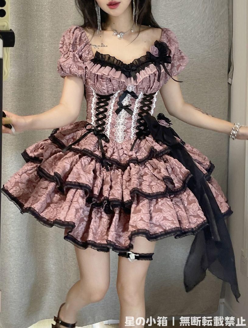 時織魔女 華ロリ ワンピース 時織魔女 華ロリ ワンピース