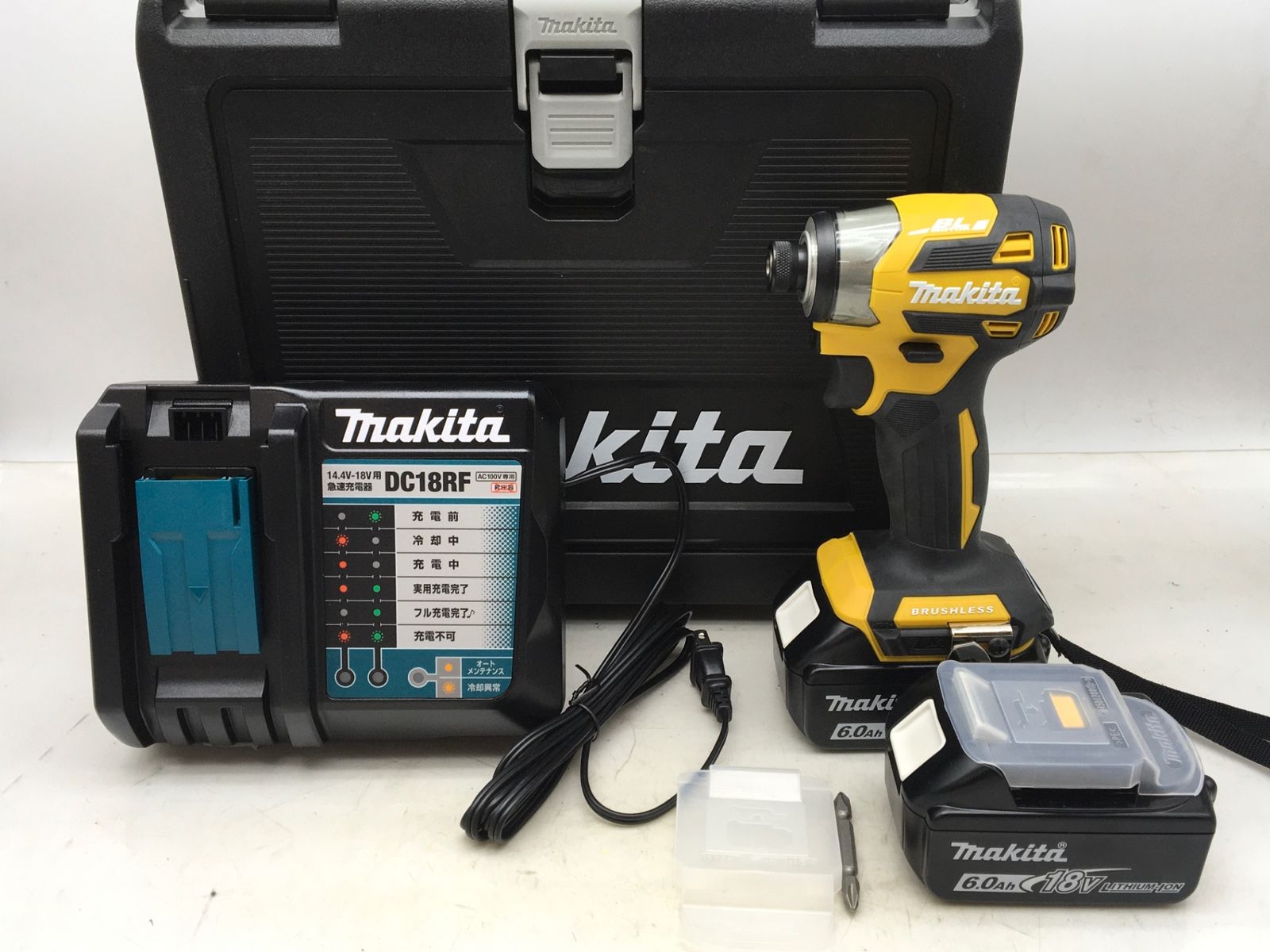 中古品】☆Makita/マキタ 18v充電式インパクトドライバ 中古品】☆Makita/マキタ 18v充電式インパクトドライバ