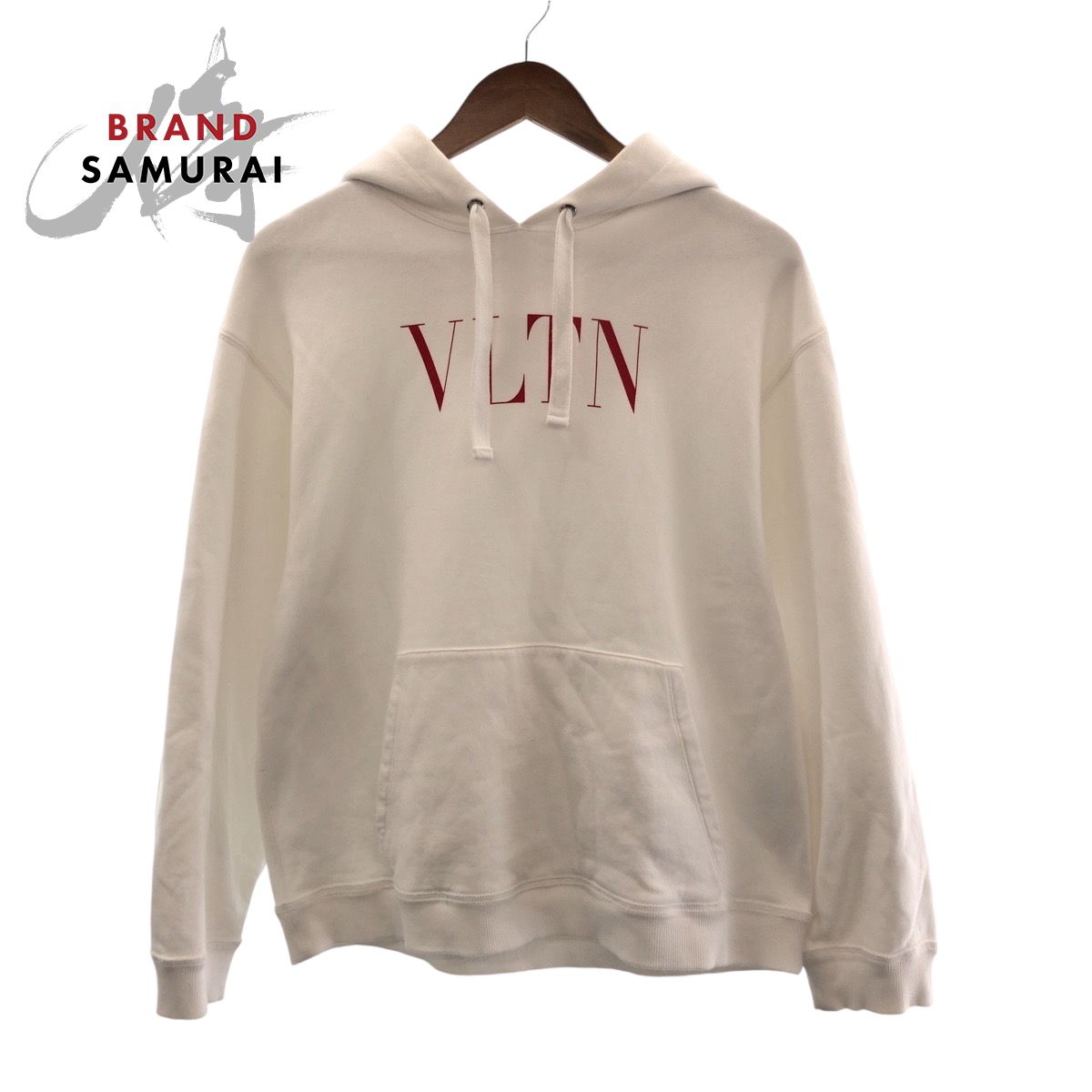 美品 VALENTINO ヴァレンティノ VLTN ロゴ サイズXS ホワイト レッド 