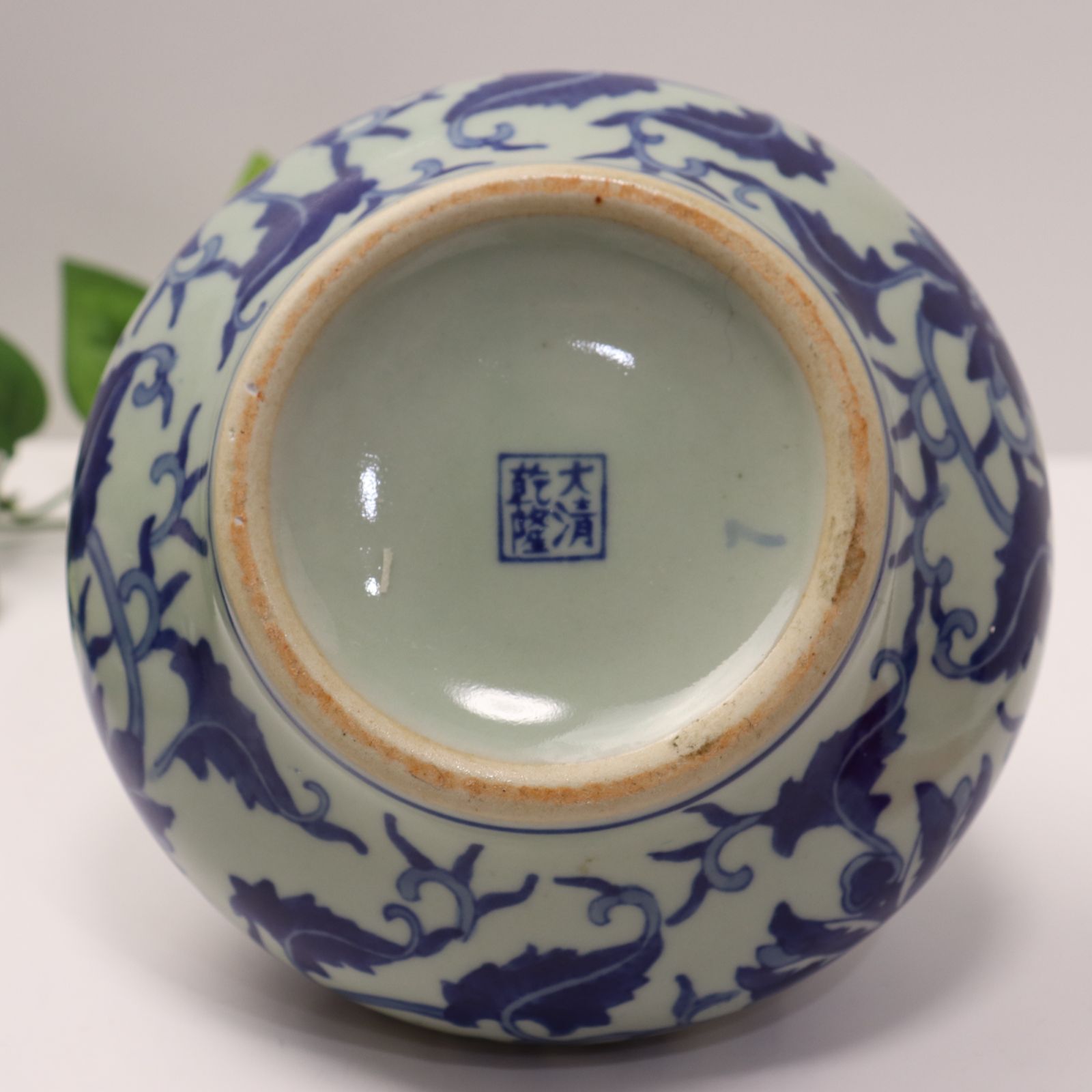 古美術】大清乾隆 飾り壺 中国美術 花瓶 壺 装飾品 美術品 花瓶 インテリア アンティーク時代物 骨董 景徳 染付 中国 - メルカリ