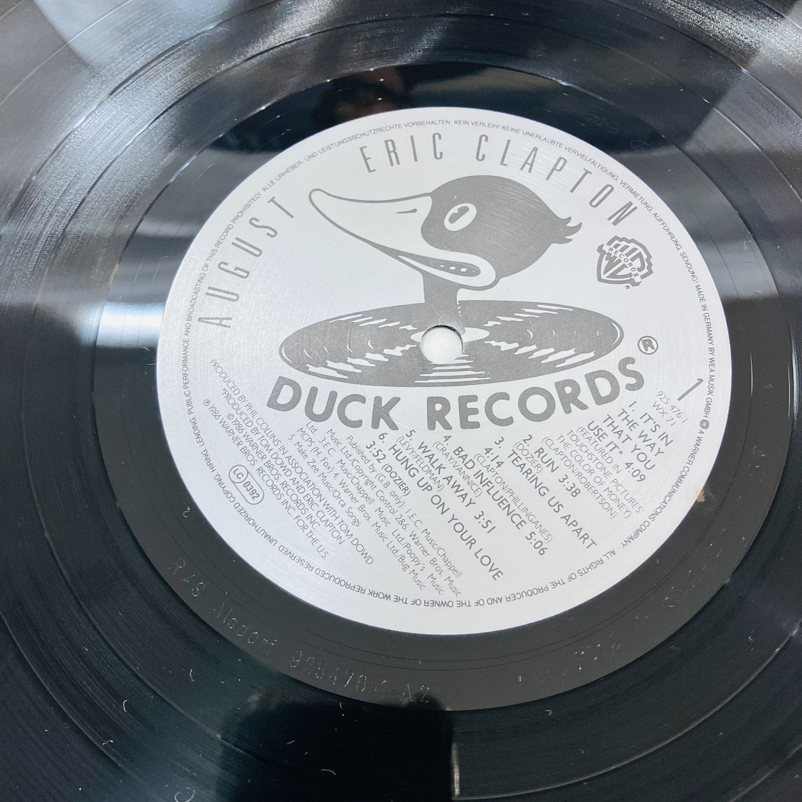 A【LP レコード】ERIC CLAPTON エリック・クラプトン August