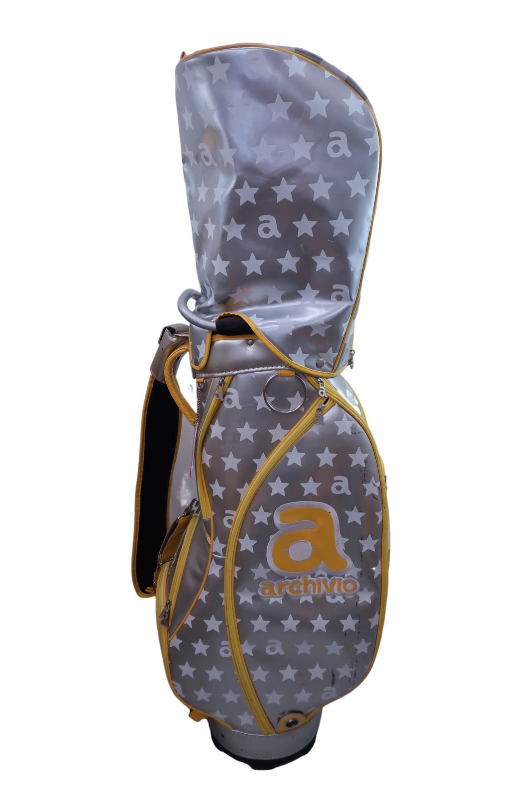 archivio(アルチビオ) キャディバッグ シルバー / イエロー 6口 ゴルフ