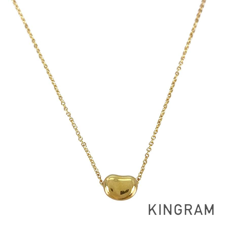 ティファニー TIFFANY&Co. ビーン K18YG ネックレス ftj【中古