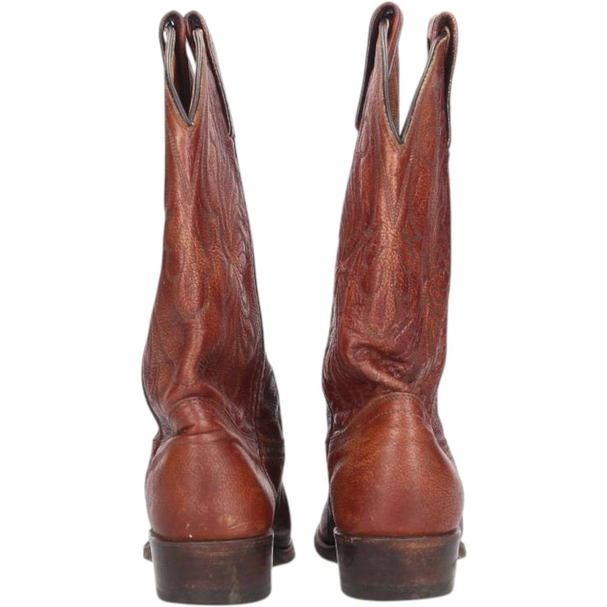 古着 ダンポスト Danpost 総柄 ウエスタンブーツ 7M レディース24.0cm