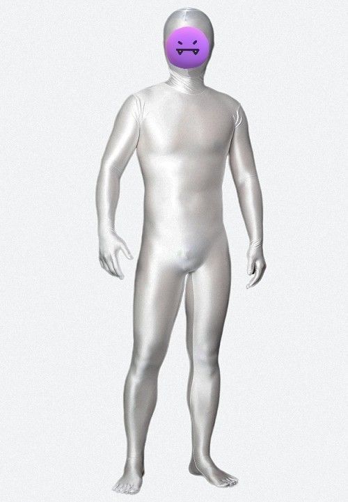 着ぐるみ 肌タイツ 5本指 クロッチファスナー 義乳付 175cm推奨