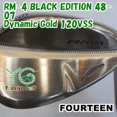 ウェッジ フォーティーン RM-4 BLACK EDITION 48-07/Dynamic Gold 120VSS/S200/48[111109] -  メルカリ