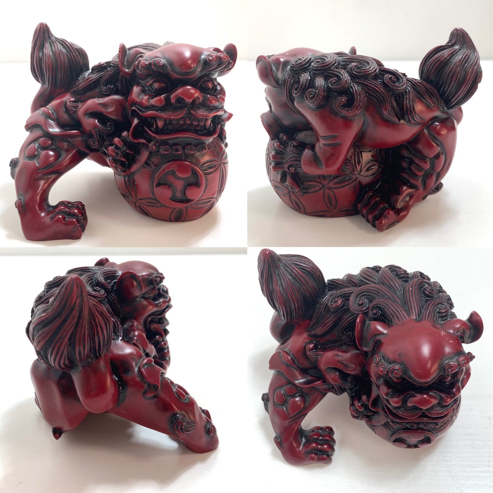 シーサー 阿吽 左右 Shisa めんそ～れ大都市場のシーサー: 阿吽