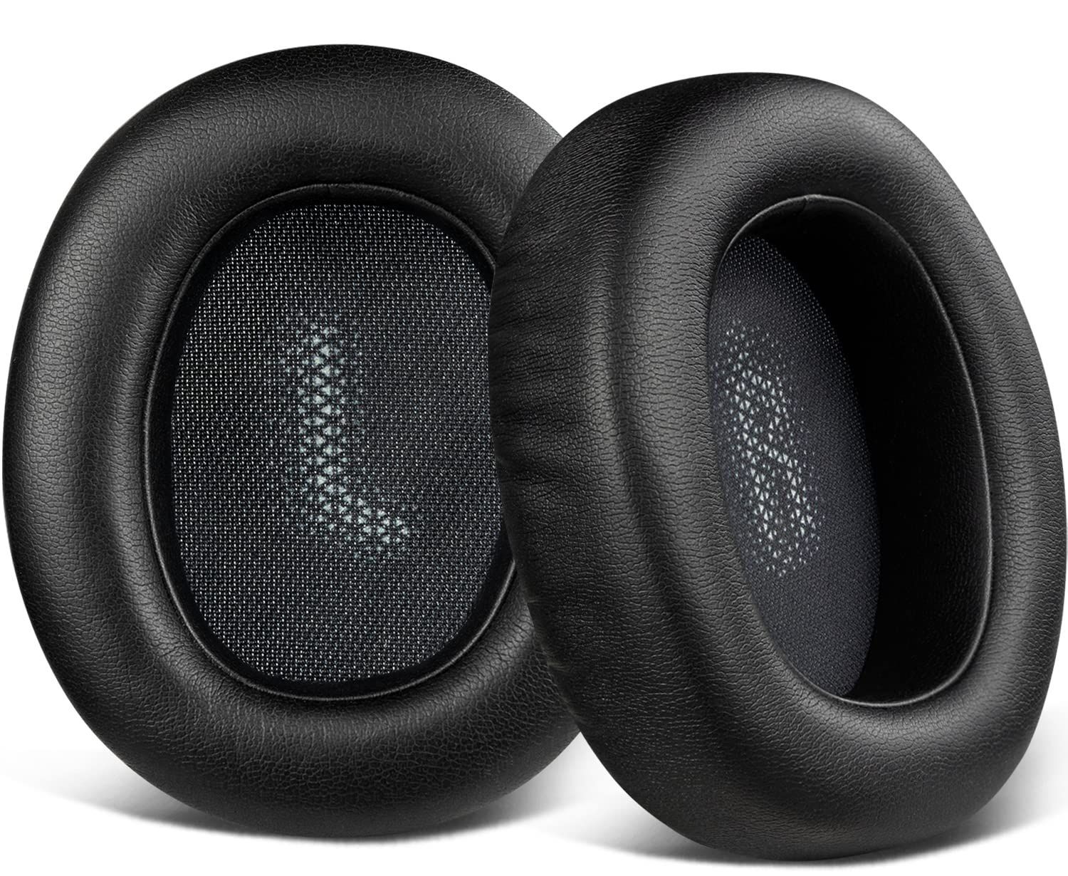 Elite 750 Everest (750NC Model: JBL V750NXT) ヘッドホン イヤークッション 用 交換パッド イヤーパッド プロテインレザー ヘッドパッド SOULWIT ノイズアイソレーションフォーム ブラック
