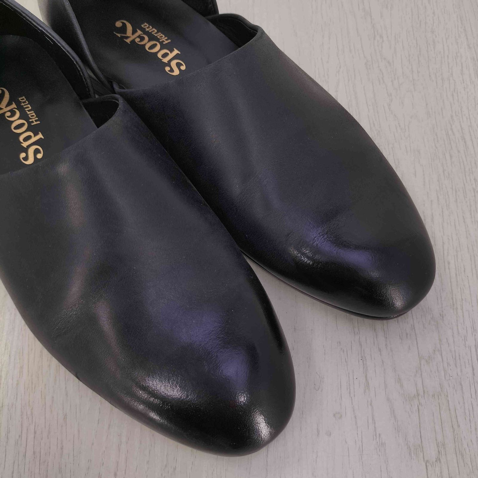 スポックハルタ spock haruta オイルドレザースポックシューズ メンズ 