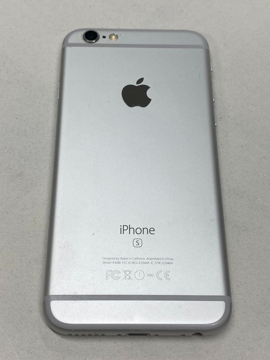 中古品】SIMフリー iPhone 6S 16GB 新品バッテリー シルバー S633 ...