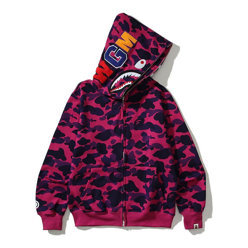 新品 未使用 A BATHING APE エイプ シャーク パーカー 7カラー選択 裹 