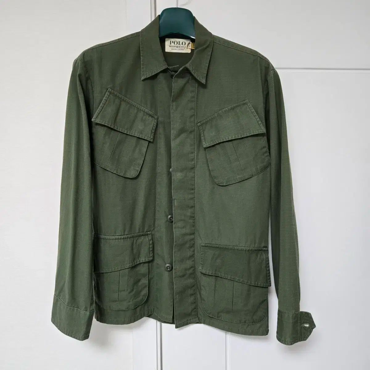 XS ポロ Ralph Lauren ラルフローレン リップストップ ジャングル ファティーグ ジャケット