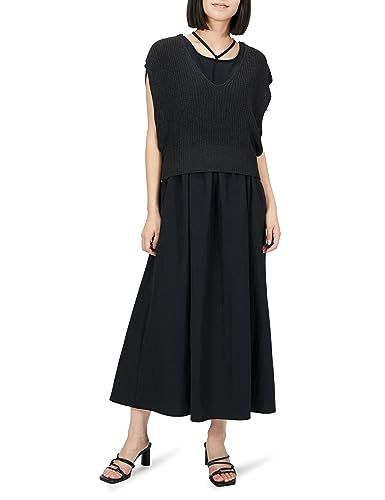 ビス ワンピース マルチwayニットベスト付きワンピース レディース BVE53040 クロメイン 01