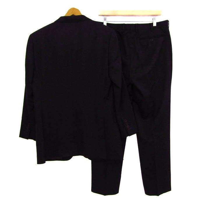 バーバリーブラックレーベル スーツ セットアップ 上下セット メンズ 96-84-175 40Lサイズ ネイビー BURBERRY BLACK LABEL