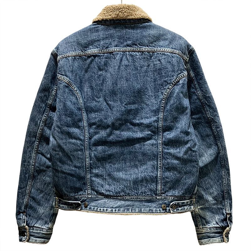 DIESEL ディーゼル デニム ボアジャケット ブルー サイズ メンズ L インディゴ ジージャン ブルゾン デニムジャケット アウター 古着 PI