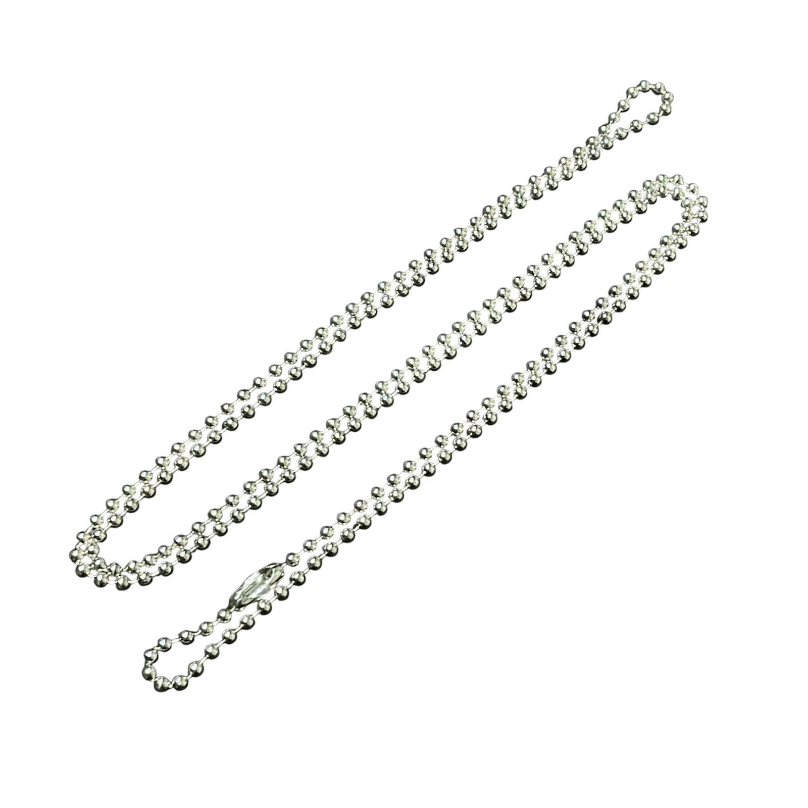 週末値下　Chrome Hearts クロムハーツ　ボールチェーン　30インチ クロムハーツ Chrome Hearts ボールチェーンネックレス 30インチ