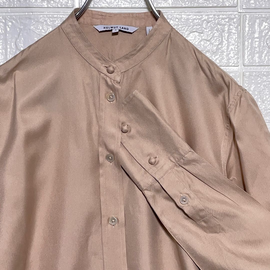HELMUT LANG ヘルムートラング 長袖シャツブラウス シルク100% HELMUT LANG ヘルムートラング 長袖シャツブラウス シルク100%