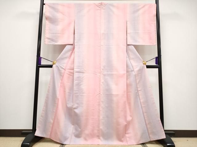 平和屋本店□極上 よねざわ 新田工房 紅花紬 反端付き 逸品 未使用  