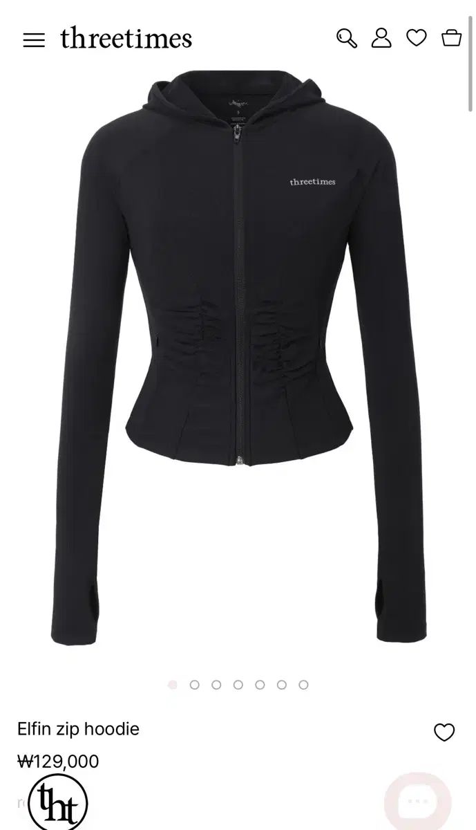 threetimes スリータイムズ elfin zip hoodie
